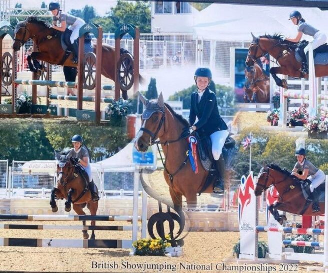 Success at british showjumping national championships for halle billy